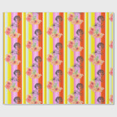 Glossy Wrapping Paper, Viktorianischer Frauenstrei Geschenkpapier (Flach)