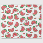 Glossy Wrapping Paper Wassermelonen Geschenkpapier (Flach)