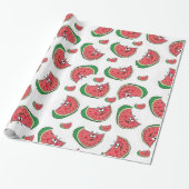 Glossy Wrapping Paper Wassermelonen Geschenkpapier (Ungerollt)