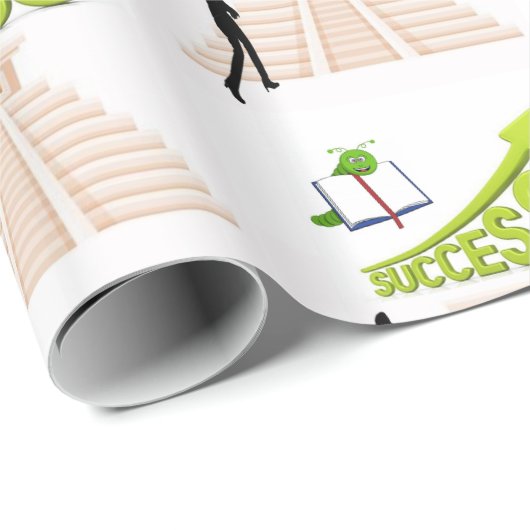 Glossy Wrapping Paper Women's Success Geschenkpapier (Rolleneckpunkt)