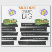 Glossy Wrapping Papier Sportleistung gewinnt Geschenkpapier (Flach)