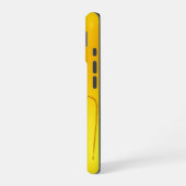 Glossy Yellow Dripping Effect iPhone 16 Hülle (Linke Seite)
