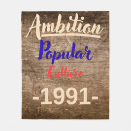 Glossyposter Fleecedecke