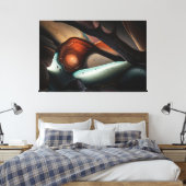 Glossyposter Leinwanddruck (Insitu (Schlafzimmer))