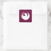 Glossyposter Quadratischer Aufkleber (Tasche)