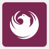 Glossyposter Quadratischer Aufkleber (Vorderseite)