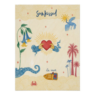 Glossyposter Sun Kissed - Mystische Kunstdrucke fü Poster