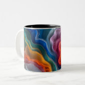 Glossyposter Zweifarbige Tasse (Vorderseite Links)