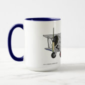 Gloster Gladiator Biplane Tasse (Links)