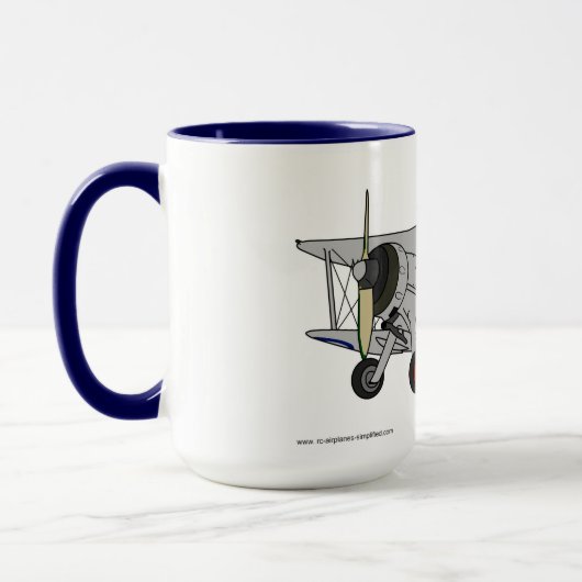 Gloster Gladiator Biplane Tasse (Links)