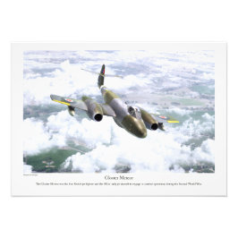 Gloster Meteor Fotodruck