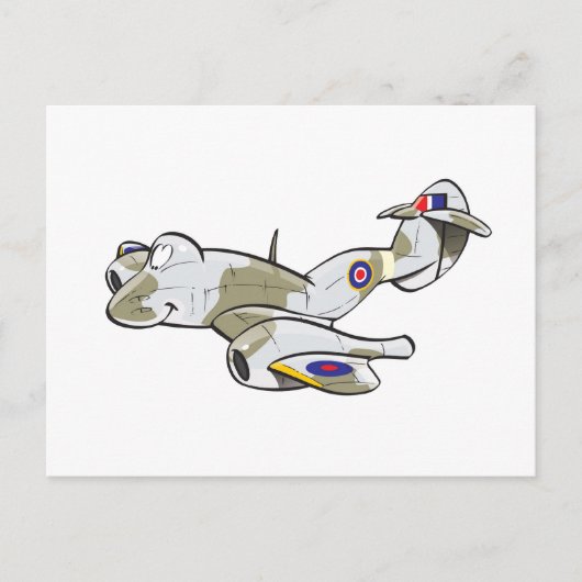 Gloster Meteor Postkarte (Vorderseite)