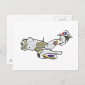 Glostermeteor Postkarte (Vorne/Hinten)