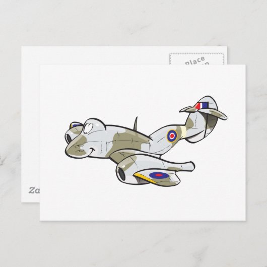 Glostermeteor Postkarte (Vorne/Hinten)