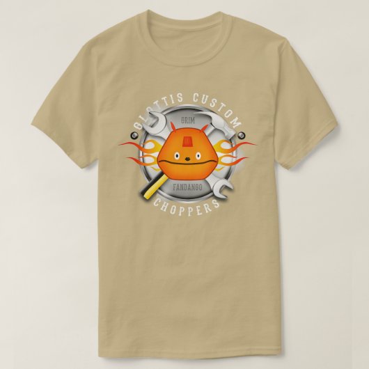Glottis Custom Choppers T-Shirt (Design vorne)
