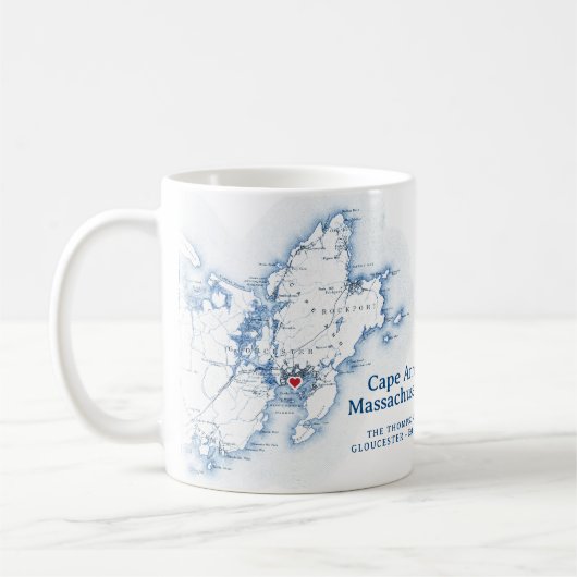 Gloucester Cape Ann Massachusetts Gift Kaffeetasse (Links)
