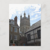 Gloucester Cathedral Feiertagspostkarte (Vorderseite)