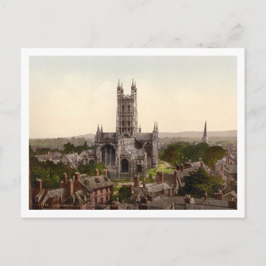 Gloucester Cathedral I, Gloucestershire, England Postkarte (Vorderseite)