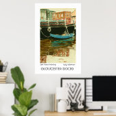 Gloucester Docks Fine Art Print oder Poster (Heimbüro)