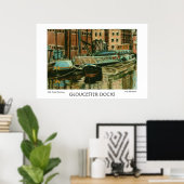 Gloucester Docks Print oder Poster (Heimbüro)