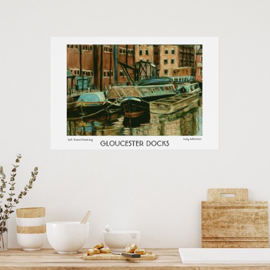 Gloucester Docks Print oder Poster (Küche)
