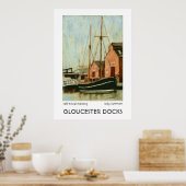 Gloucester Docks Print oder Poster (Küche)