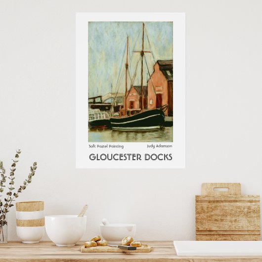 Gloucester Docks Print oder Poster (Küche)