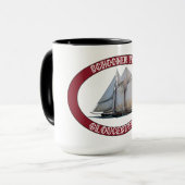 Gloucester-Fischen Schooner Tasse (Vorderseite Links)