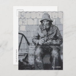 Gloucester Fisherman überwindet seine Nets Postkarte