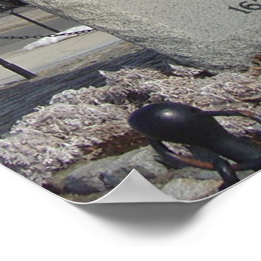 Gloucester Fishermen Memorial Poster (Ecke)