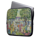 Gloucester-Hafen (Öl auf Leinwand) Laptopschutzhülle (Vorderseite Links)
