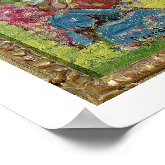 Gloucester Harbour (Öl auf Leinwand) Poster (Ecke)