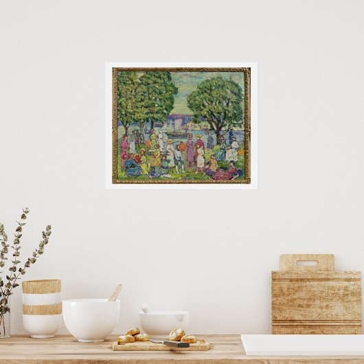 Gloucester Harbour (Öl auf Leinwand) Poster (Küche)