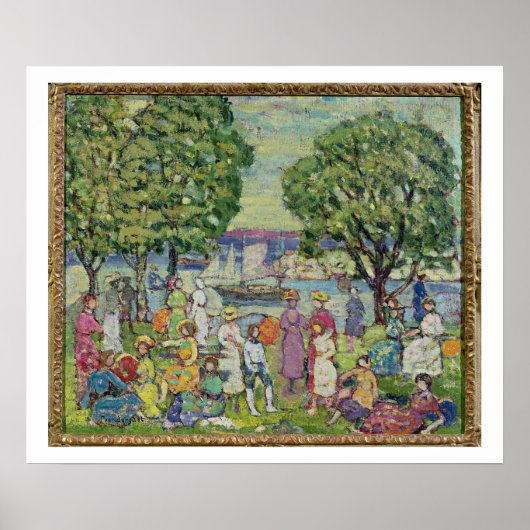 Gloucester Harbour (Öl auf Leinwand) Poster (Vorne)