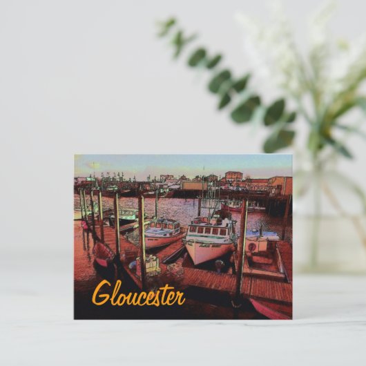Gloucester Harbour Postcard Postkarte (Stehend Vorderseite)
