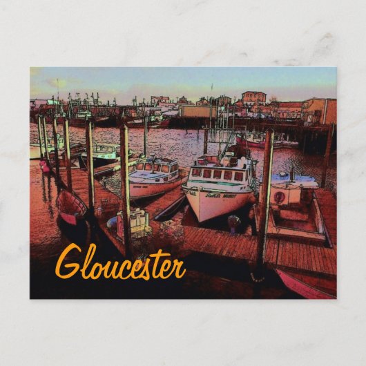 Gloucester Harbour Postcard Postkarte (Vorderseite)