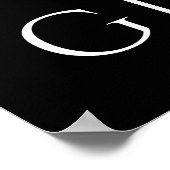 Gloucester MA Fisherman Monument Poster (Ecke)