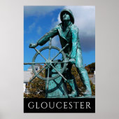 Gloucester MA Fisherman Monument Poster (Vorne)