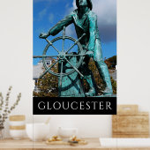 Gloucester MA Fisherman Monument Poster (Küche)