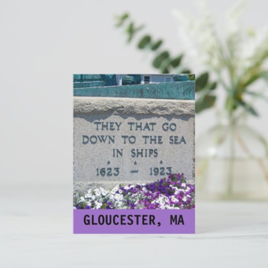 GLOUCESTER, MA POSTCARD POSTKARTE (Stehend Vorderseite)