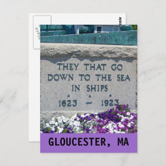 GLOUCESTER, MA POSTCARD POSTKARTE (Vorne/Hinten)