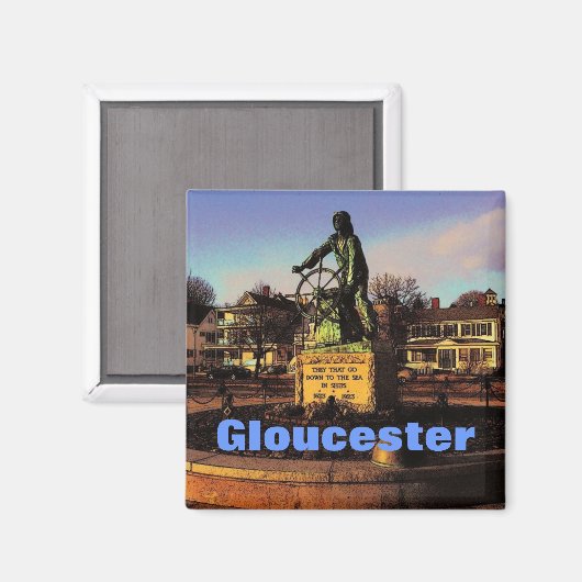 Gloucester Magnet (Vorderseite/Rückseite)