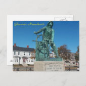 Gloucester, Massachusetts Postkarte (Vorne/Hinten)