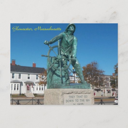 Gloucester, Massachusetts Postkarte (Vorderseite)