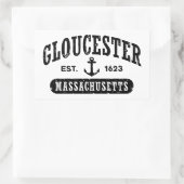Gloucester Massachusetts Rechteckiger Aufkleber (Tasche)