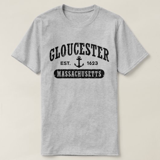Gloucester Massachusetts T-Shirt (Design vorne)