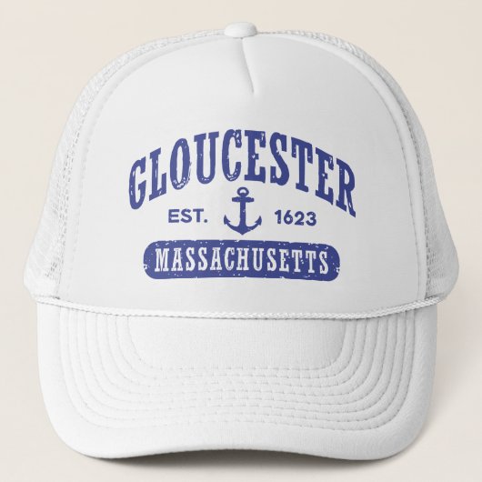 Gloucester Massachusetts Truckerkappe (Vorderseite)