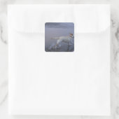Gloucester, Massachusetts, USA Quadratischer Aufkleber (Tasche)