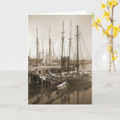 Gloucester Massachusetts Wharf 1905 Karte (Gelbe Blume)