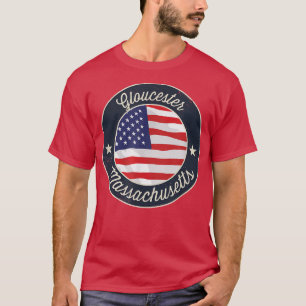 Gloucester - Patriotic Massachusetts Souvenir T-Sh T-Shirt